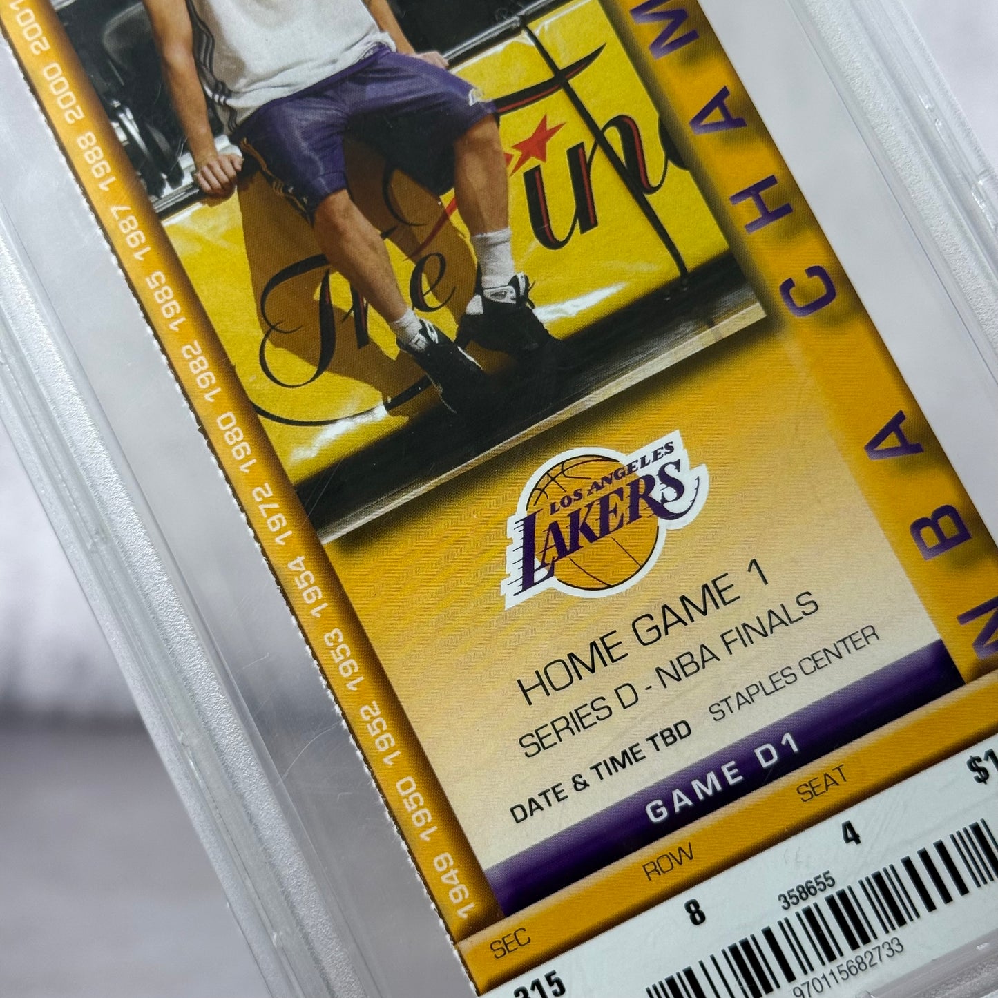 PSA Ticket NBA Finals 2010 Game 1