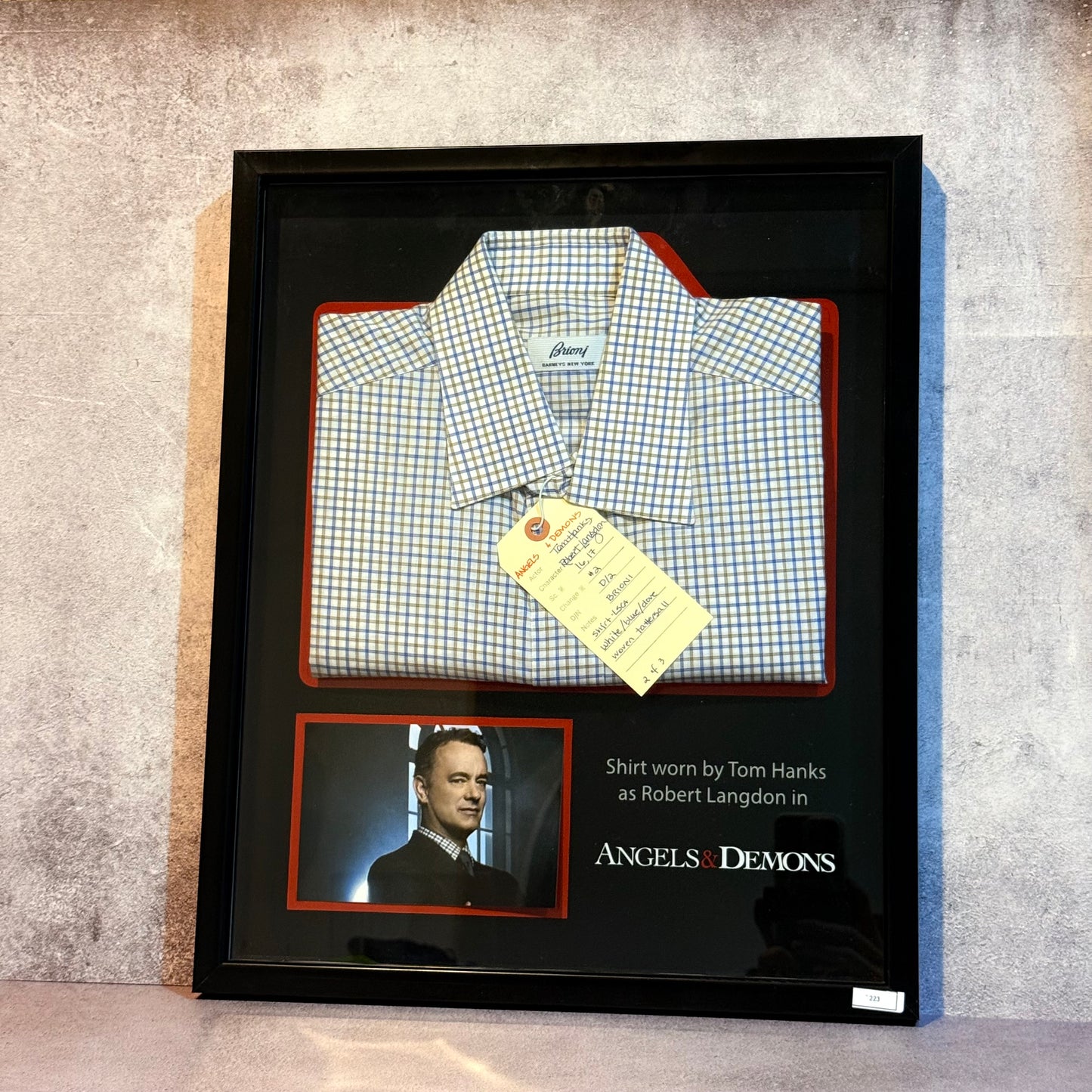 Prop Screen Used - Camisa Angeles y Demonios