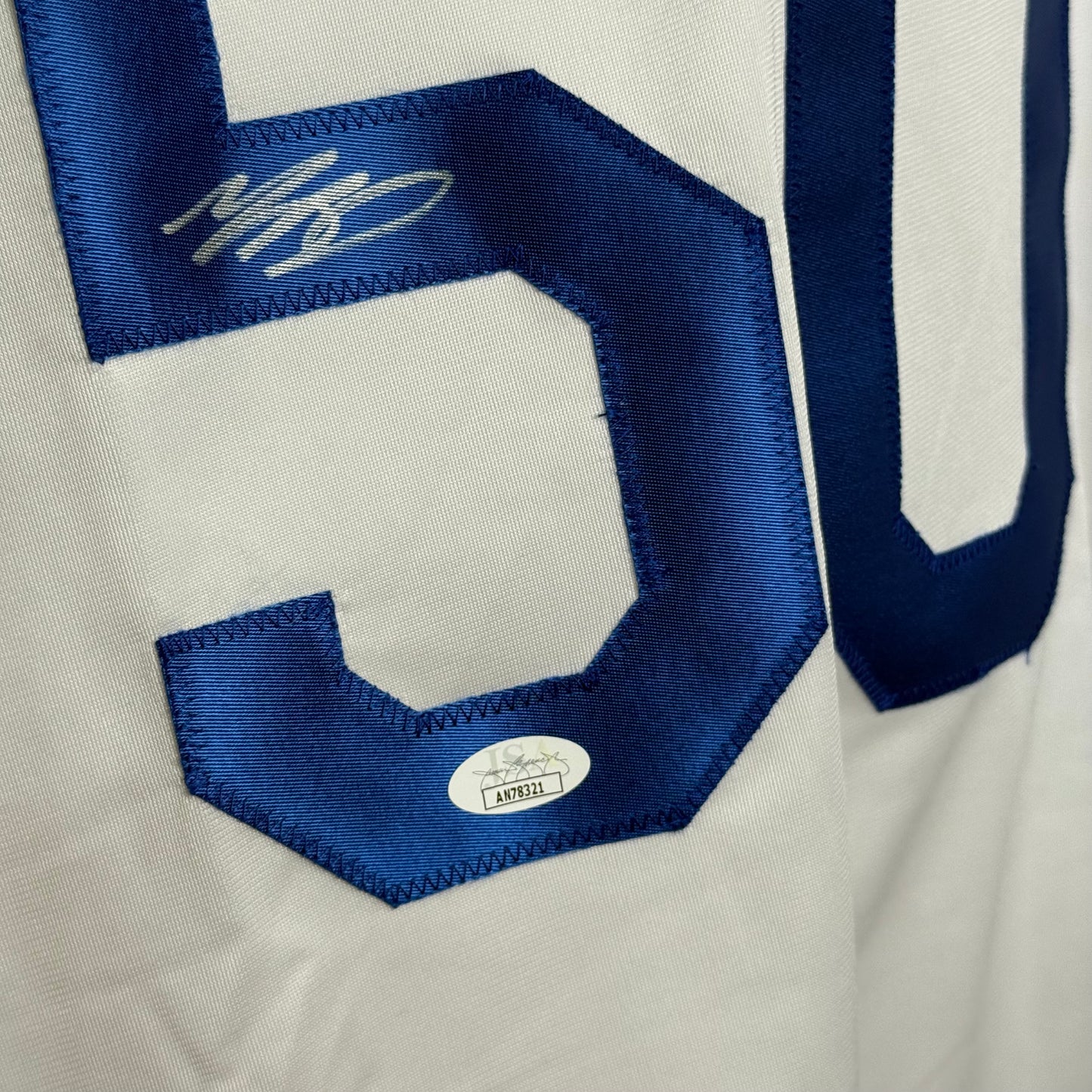 Jersey Dodgers MLB firmado por Mookie Betts (JSA)