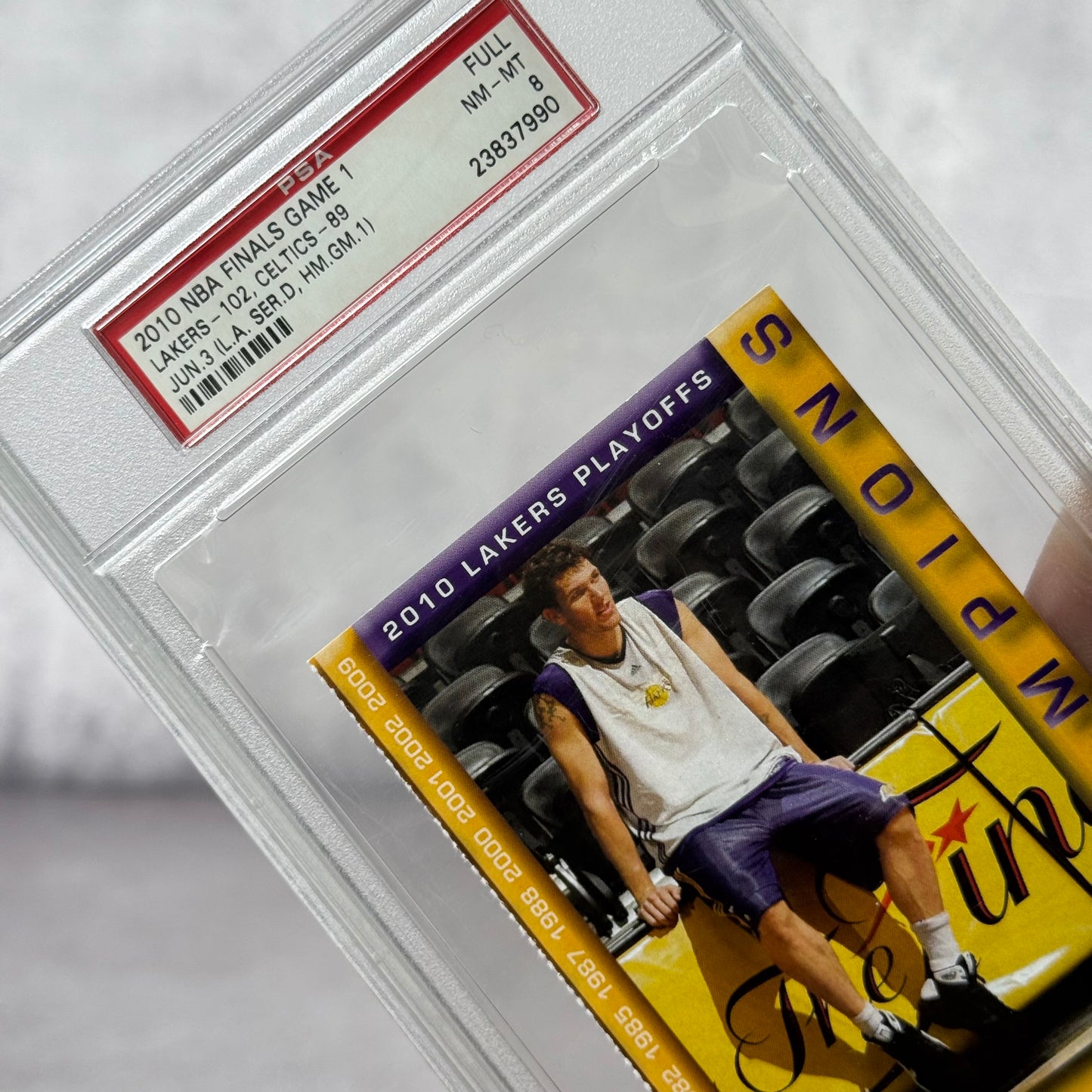 PSA Ticket NBA Finals 2010 Game 1