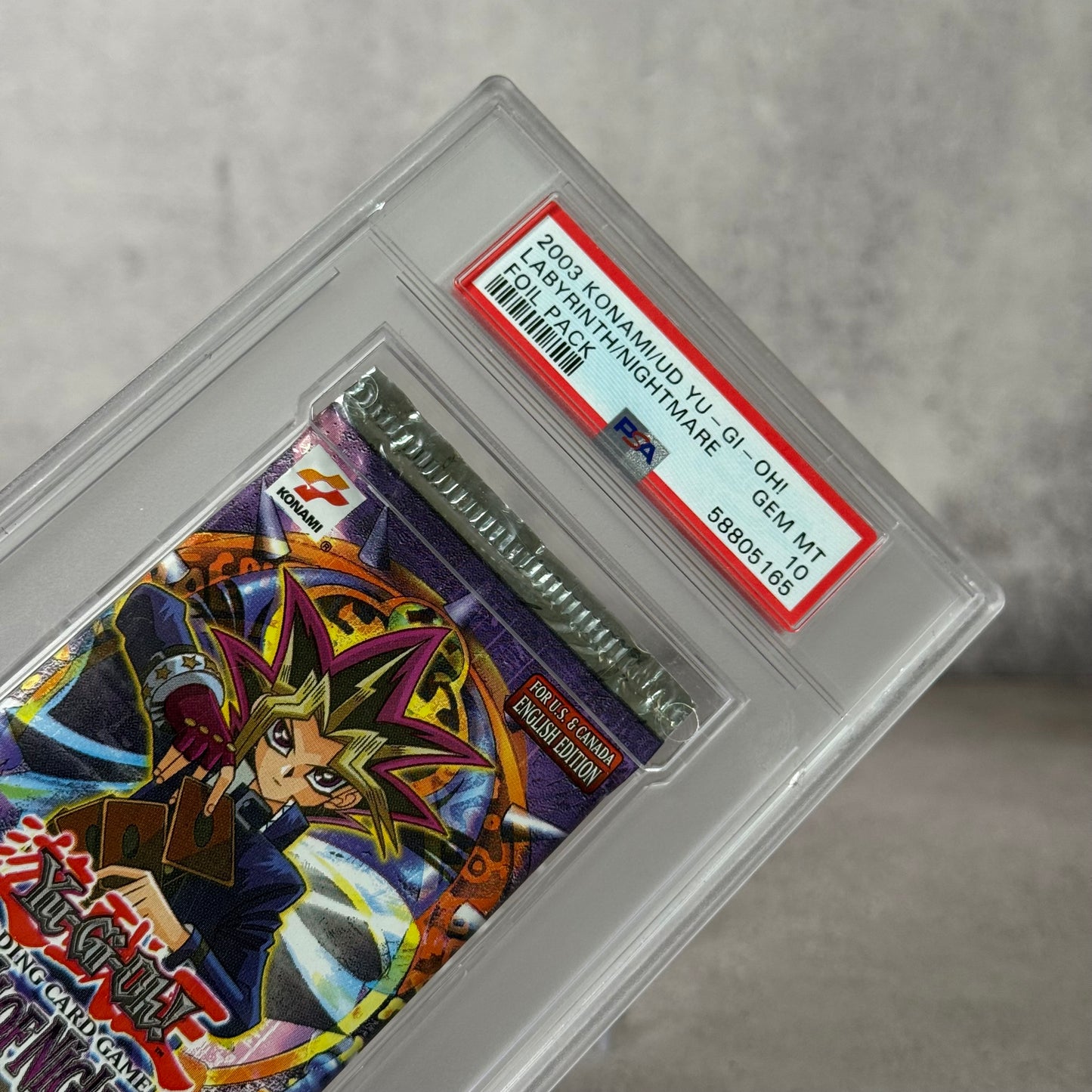 Sobre YuGiOh Labyrinth of Nightmare exclusivo PSA 10