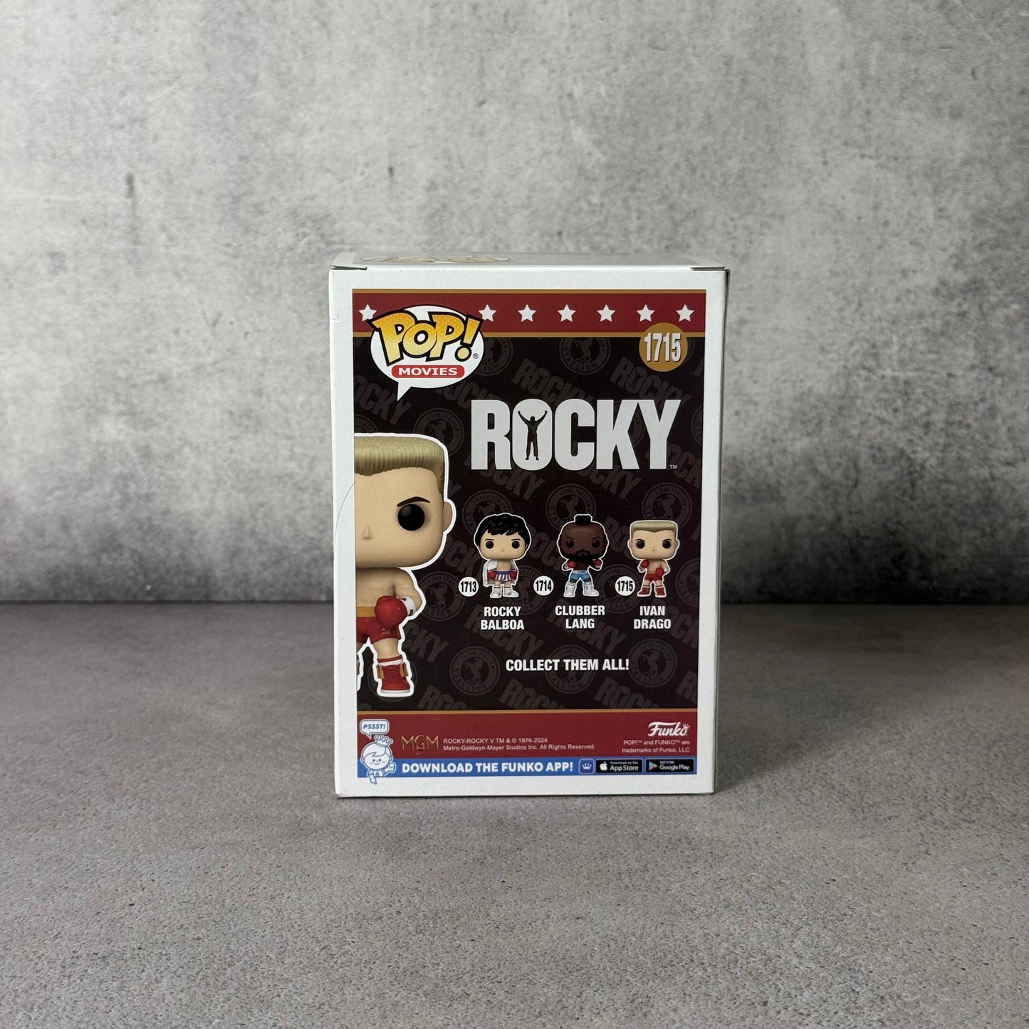 Funko Ivan Drago Rocky firmado por Dolph Lundgren (SWAU)