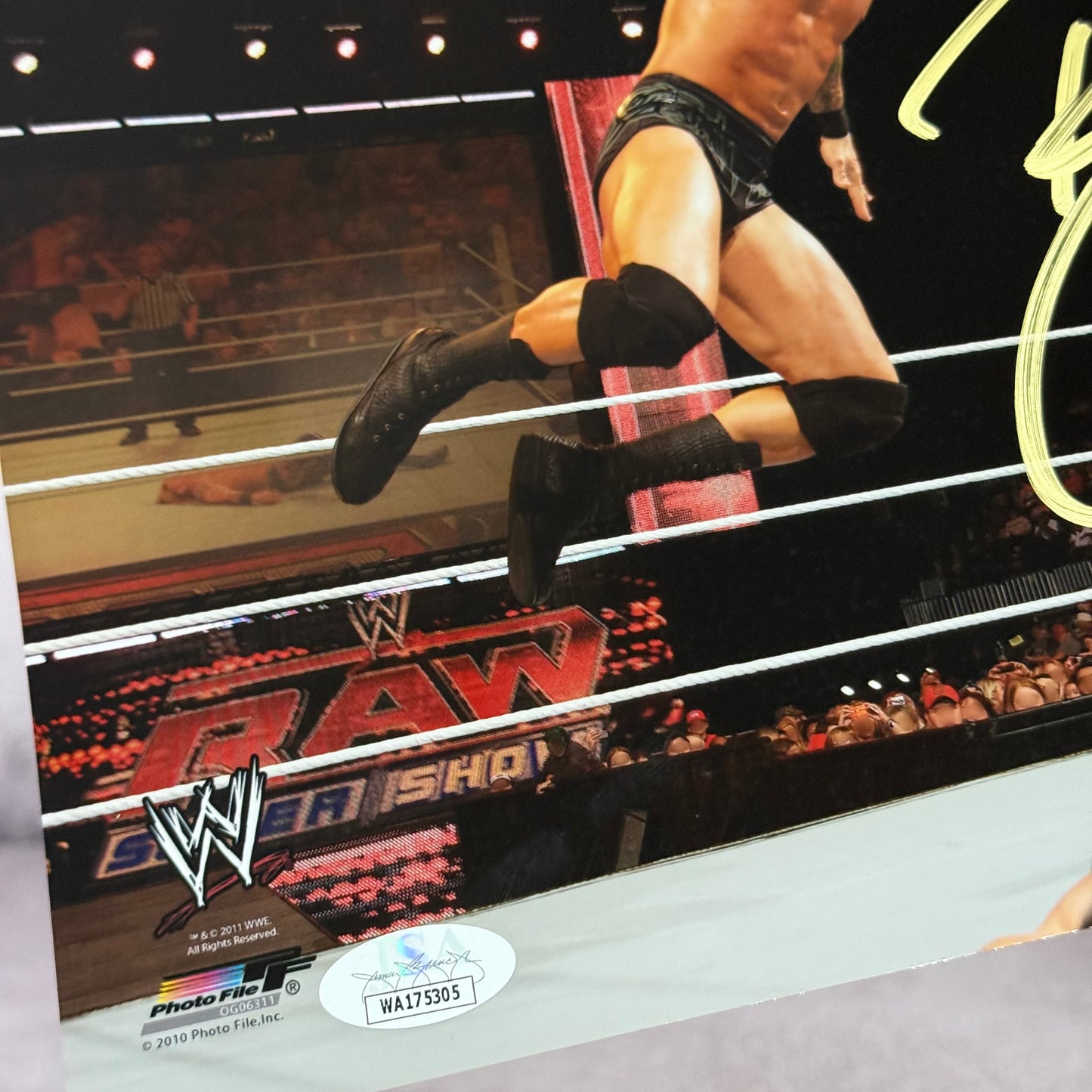 Foto WWE Randy Orton firmado por Randy Orton (JSA)