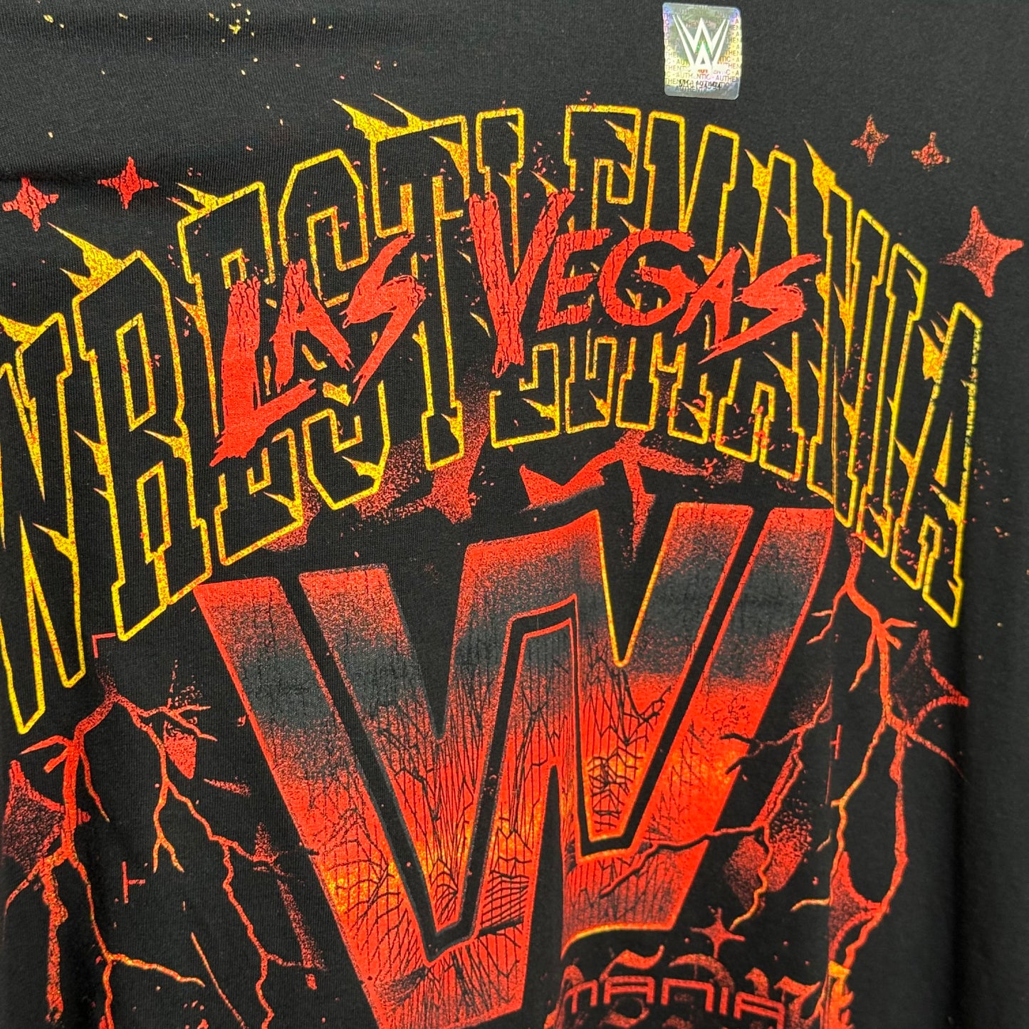 Playera WWE Wrestlemania XXL pieza coleccionable