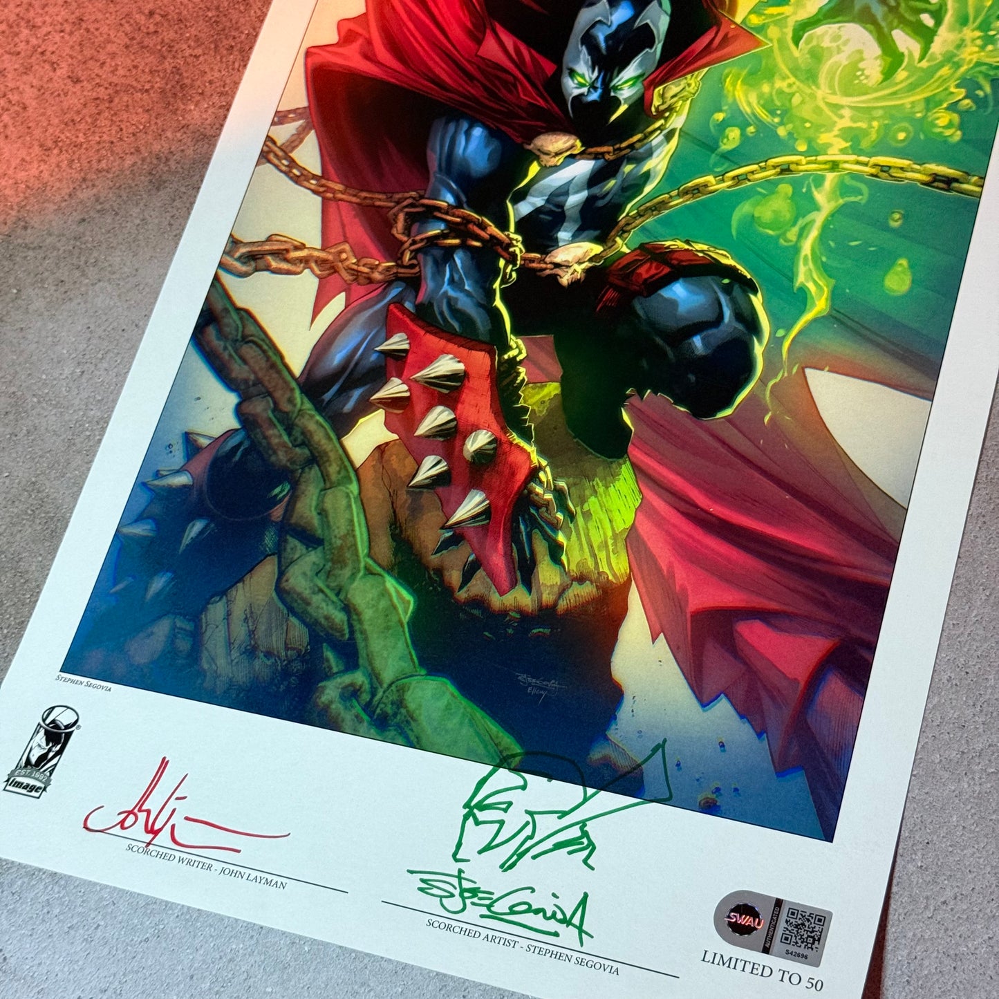 Print Spawn Firmado exclusivo de Sdcc (San Diego Comic Con) 2024