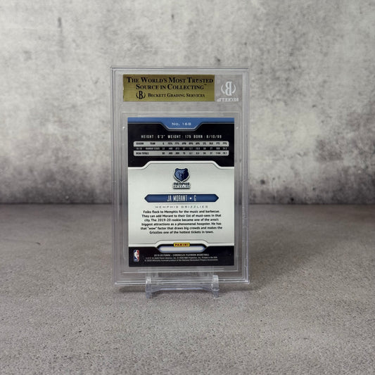 Tarjeta Rookie Ja Morant Chronicles 2019 exclusivo Beckett 9.5
