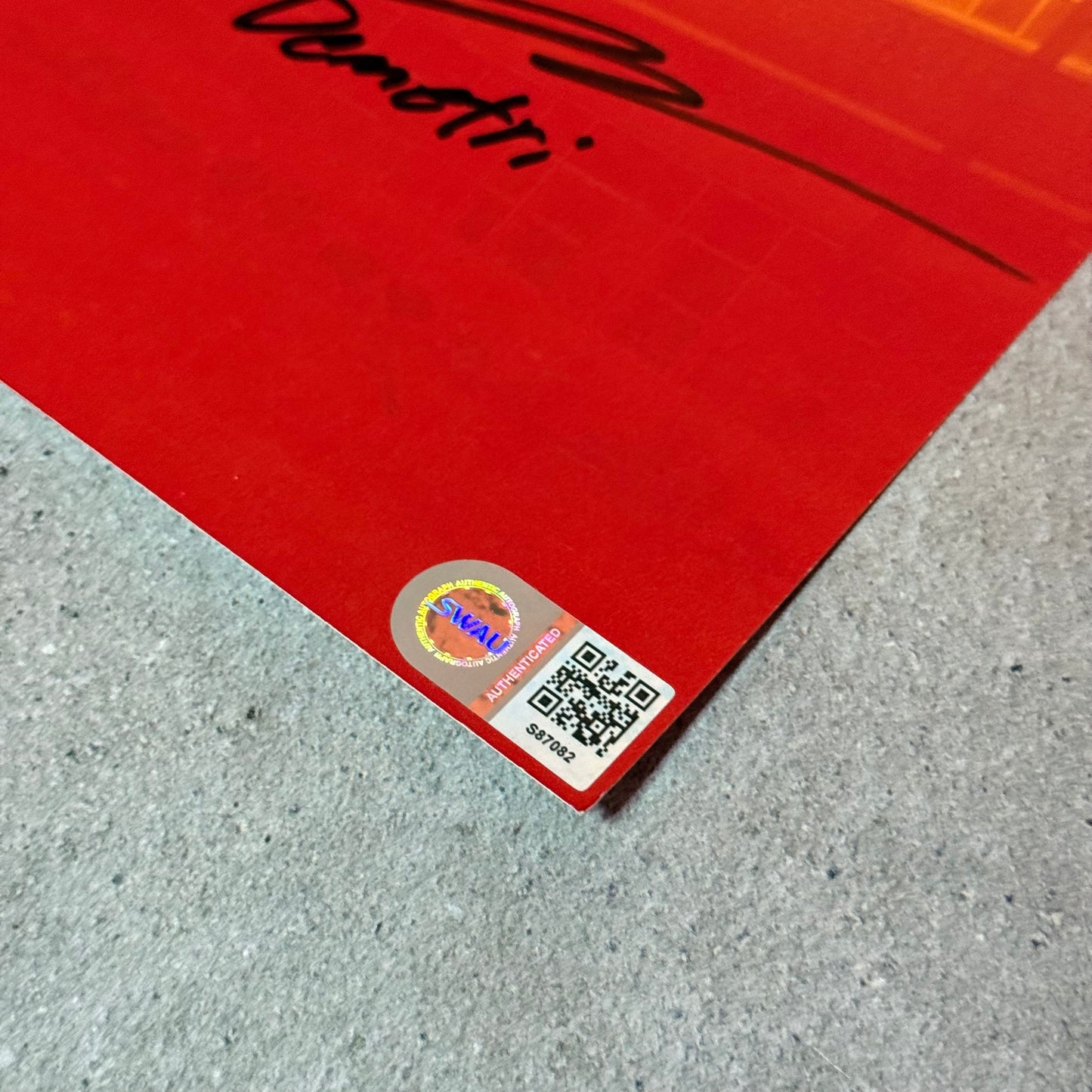 Poster Cobra Kai firmado por el Elenco de Cobra Kai