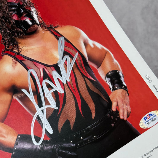 Foto WWE Kane firmado por Kane (PSA)