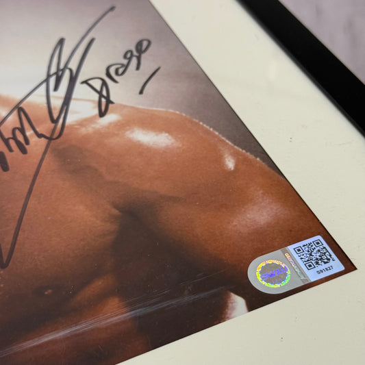 Foto Ivan Drago Rocky firmado por Dolph Lundgren (SWAU)