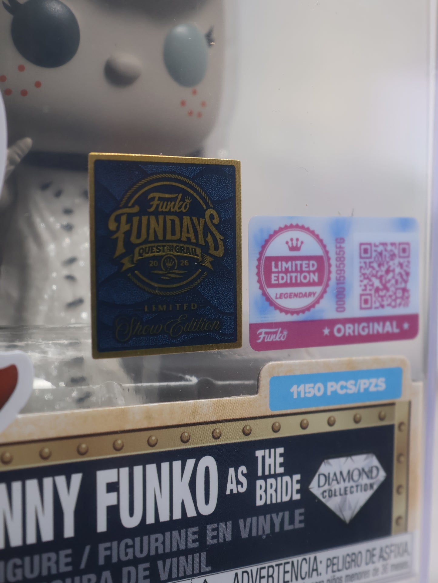 Funko Fundays 2026 presencial Franny Funko as The Bride Diamond collection Universal monsters limitado