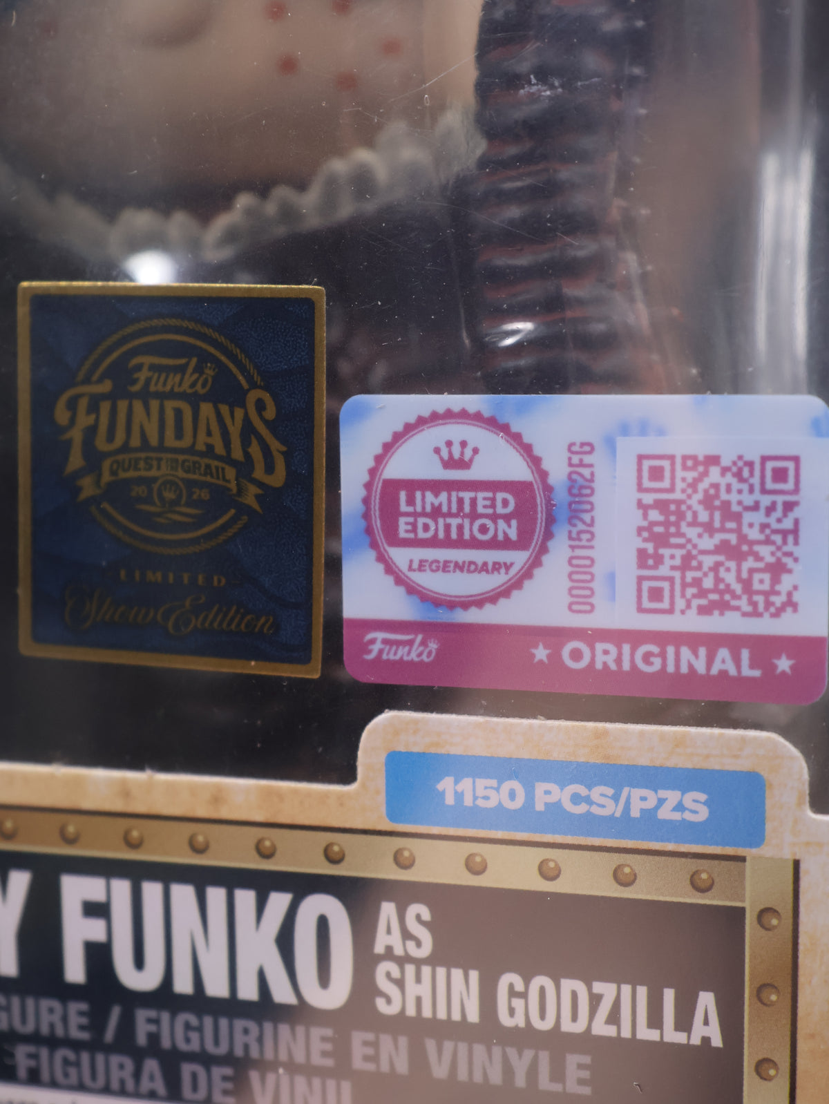 Funko Fundays 2026 presencial Freddy Funko as Shin Godzilla limitado a 1,150 pcs