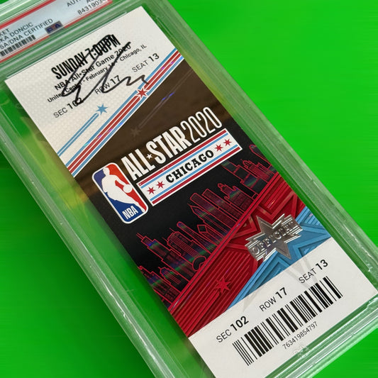 Boleto All star game firmado por Luka Doncic