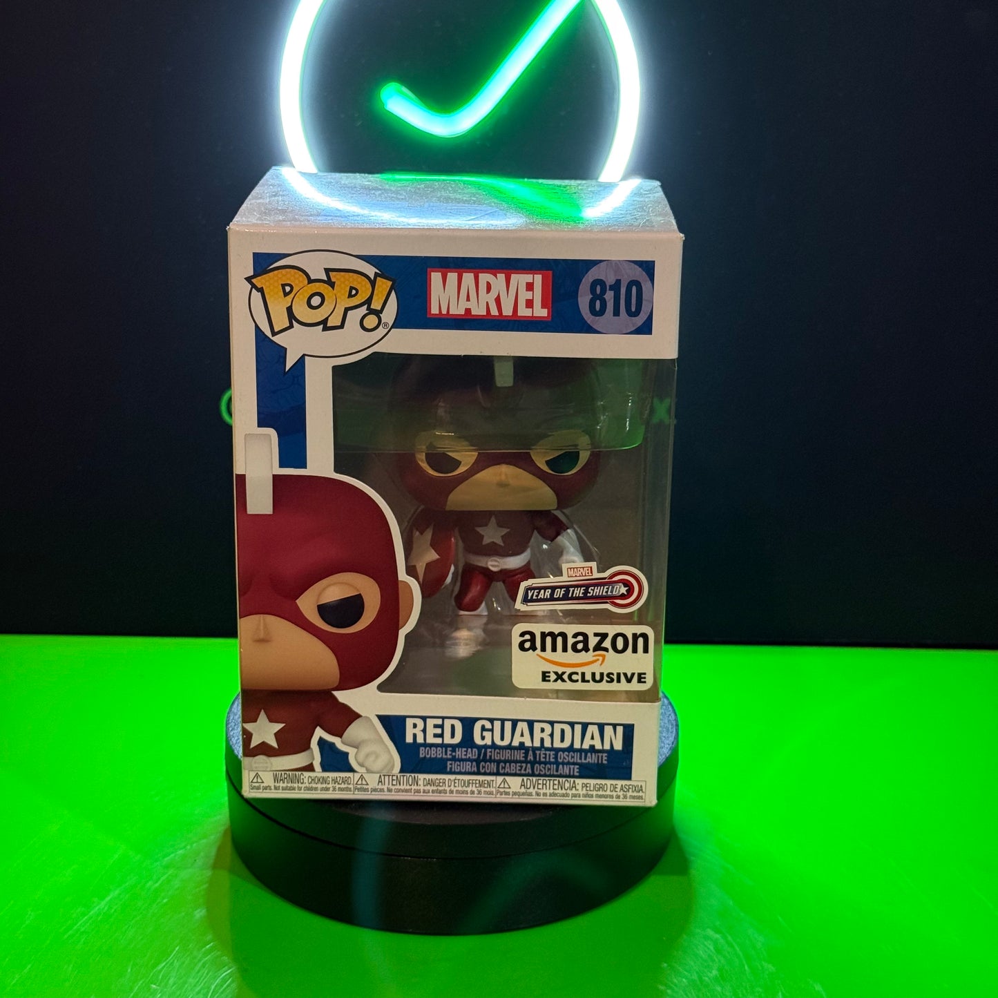 Funko Pop Marvel 810 Red Guardian Vaulted Amazon Exclusive