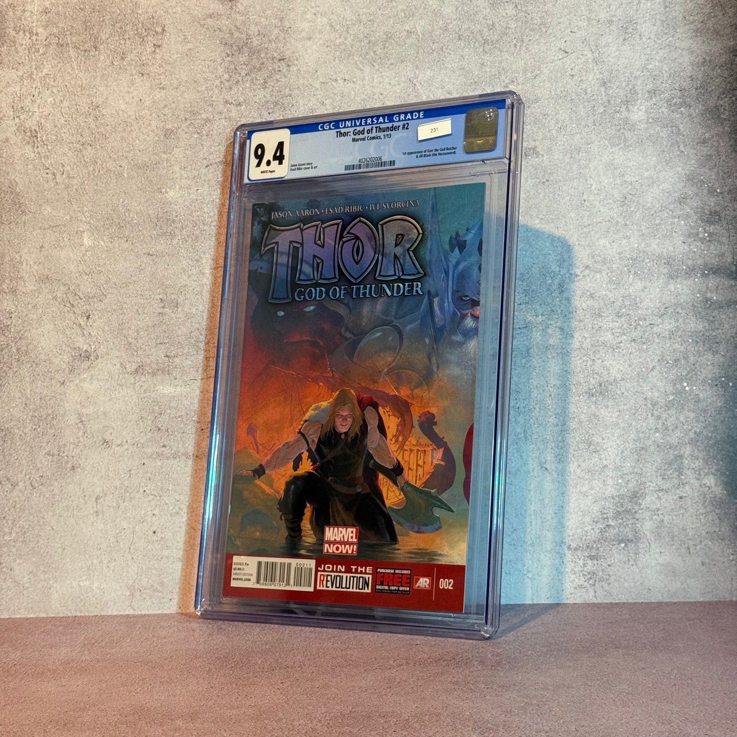 Thor CGC 9.4 Gorr 1st appeareance