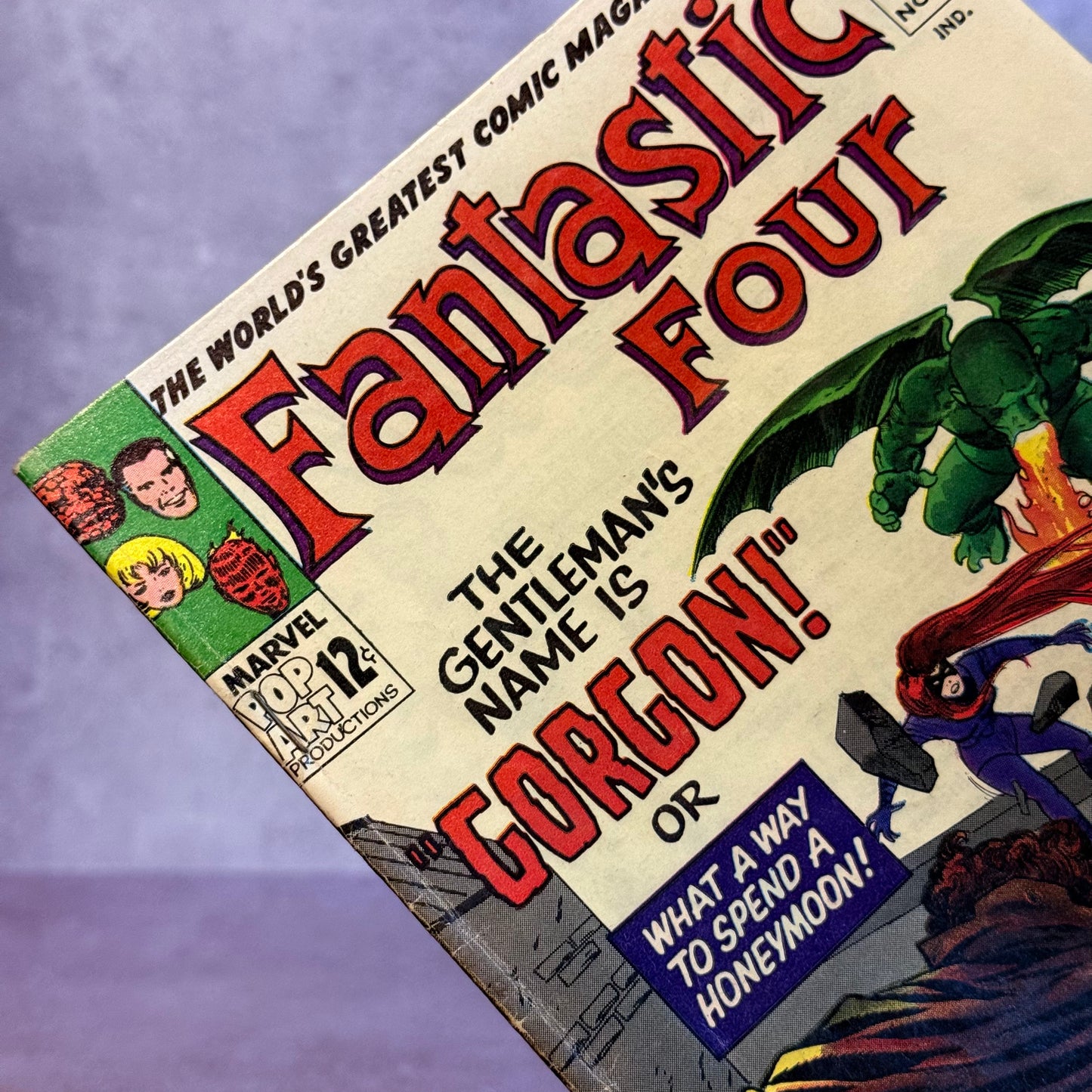 Comic Fantastic Four #44 1965 1er aparición de Gorgon