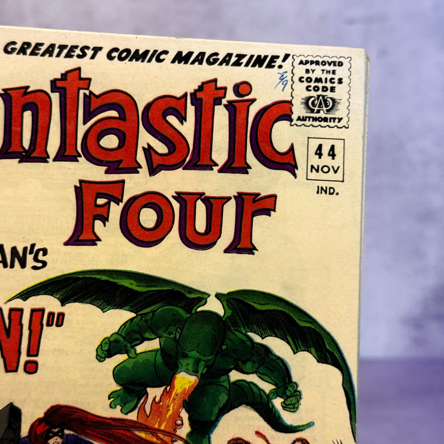 Comic Fantastic Four #44 1965 1er aparición de Gorgon