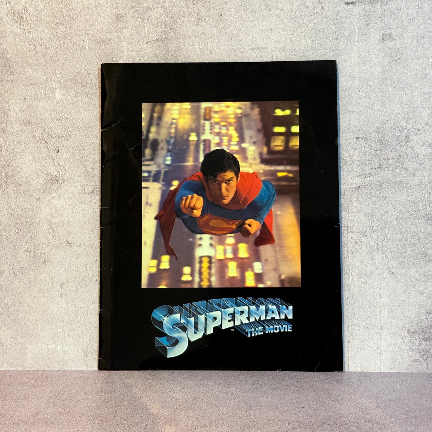 Folleto real 1978 Superman The Movie