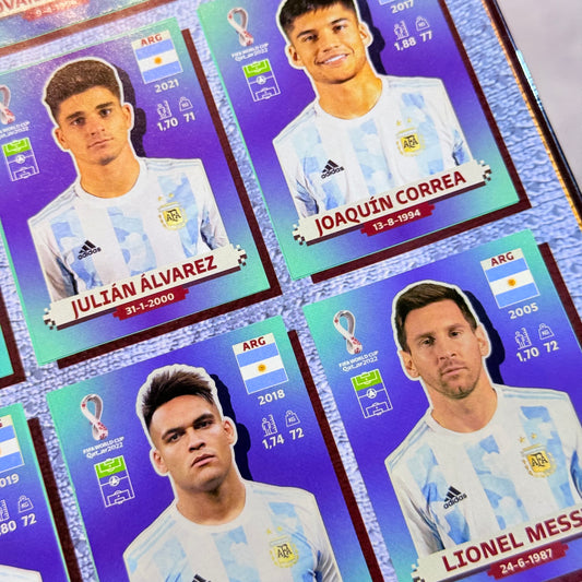 Album Panini Qatar 2022 100% completo