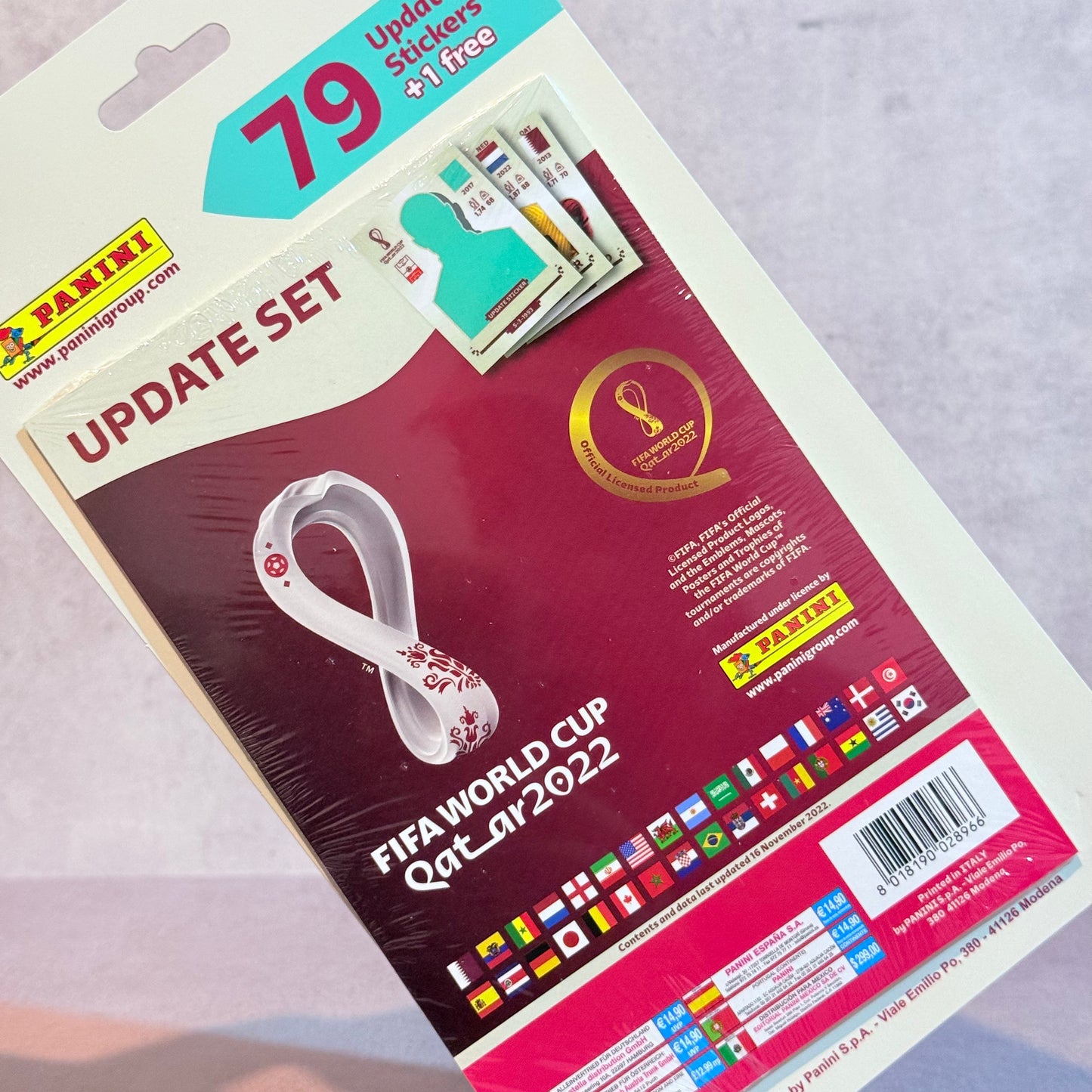 Album Panini Qatar 2022 100% completo
