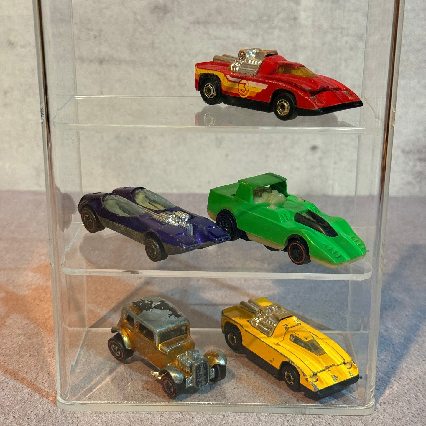 Colección de 5 carros vintage de Hot wheels