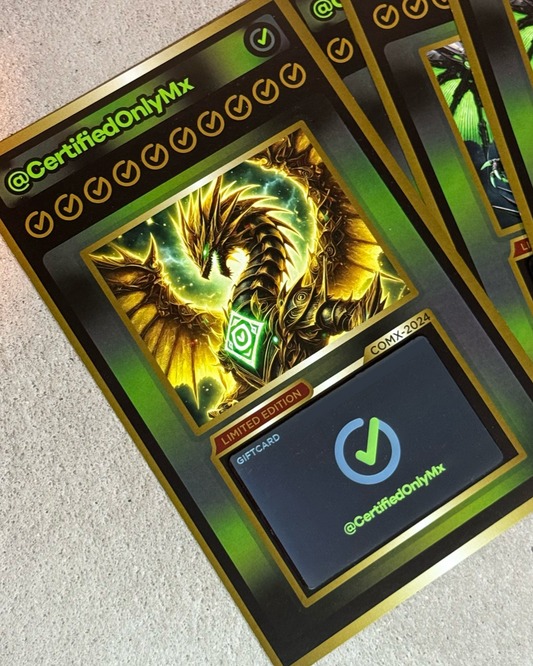 Giftcard física limitada a 10 Pcs