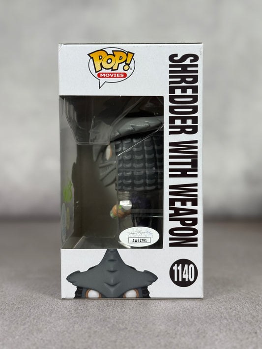 Funko Pop Super Shredder TMNT firmado por Kevin Nash JSA