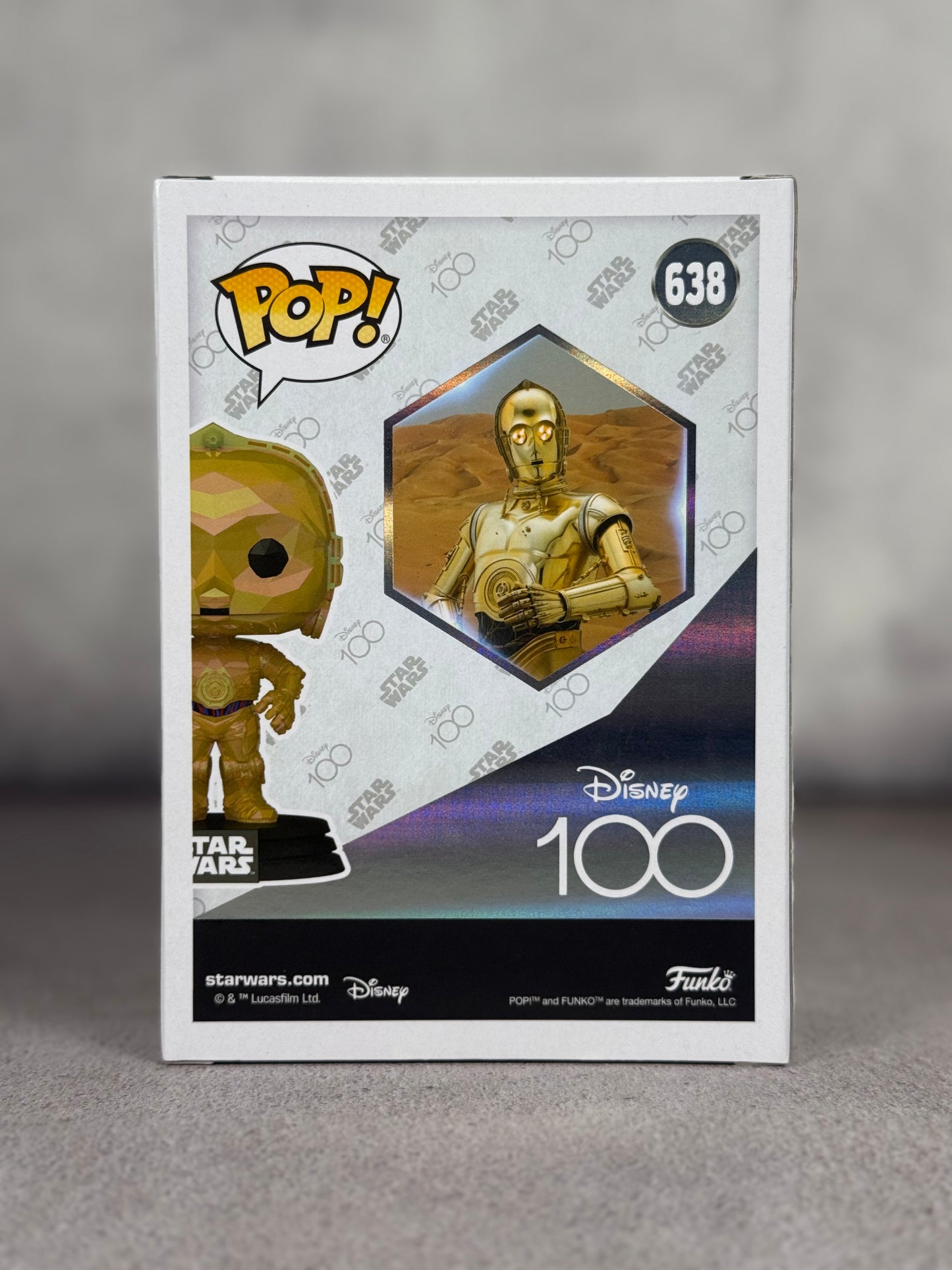 Funko Pop C3PO Star Wars firmado por Chris Bartlett JSA