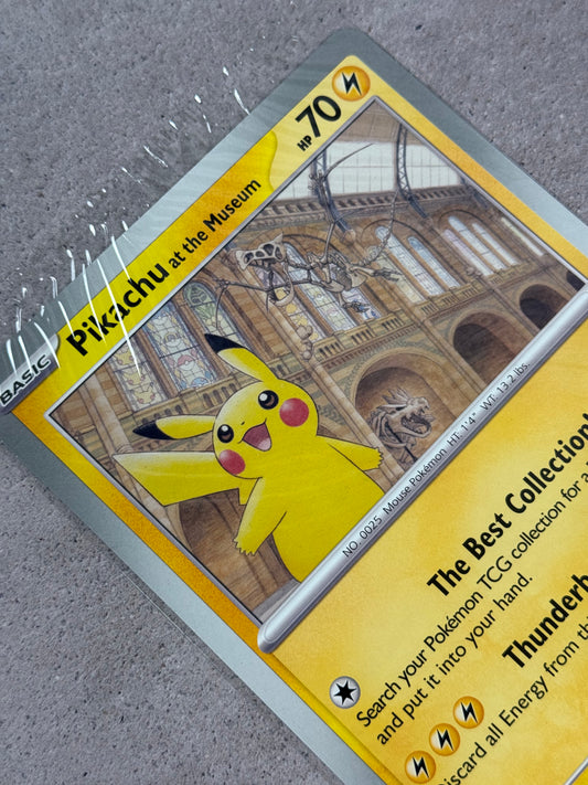 Promo Pokemon Pikachu At The Museum London Jumbo Card - Sealed 2026