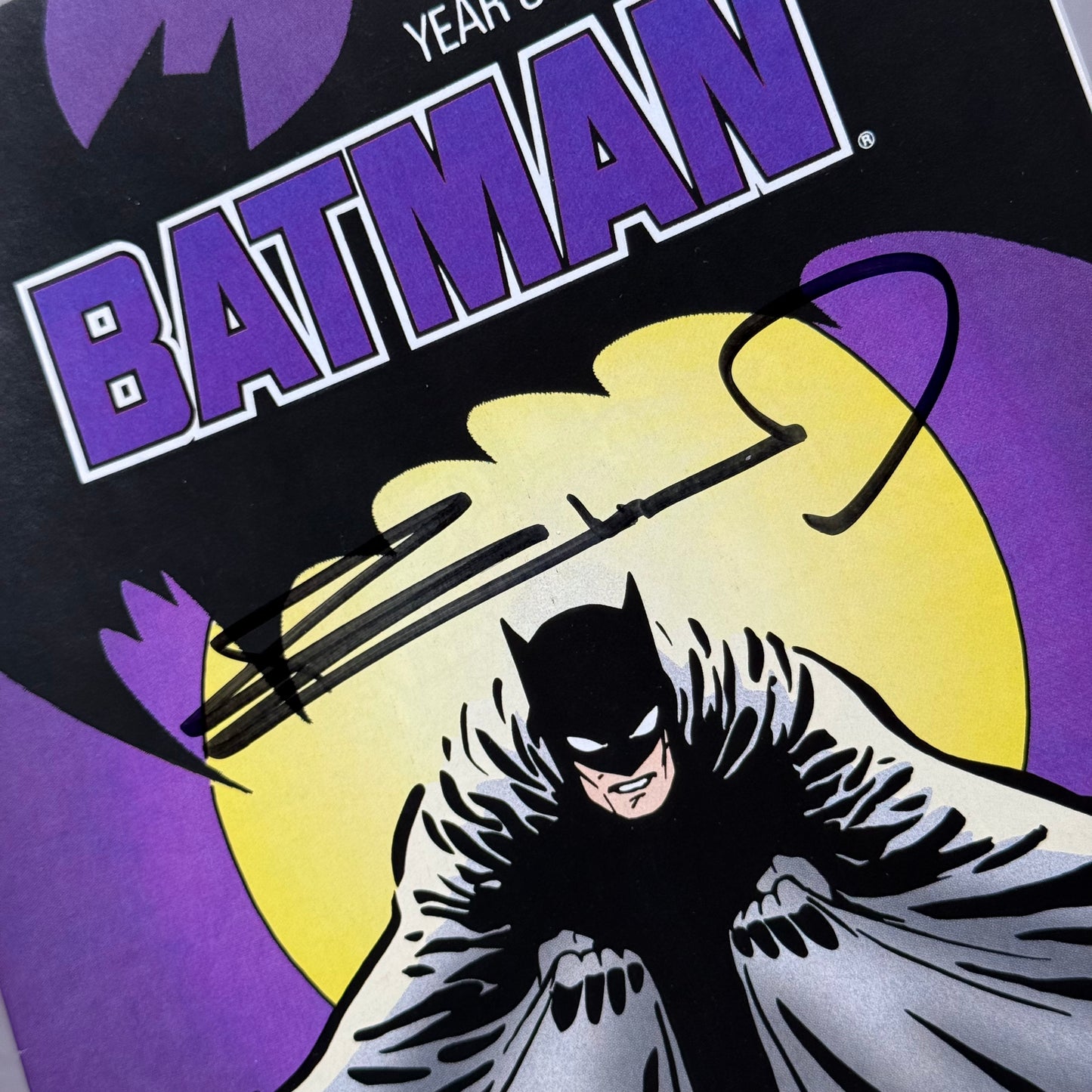 Comic Batman firmado por Frank Miller