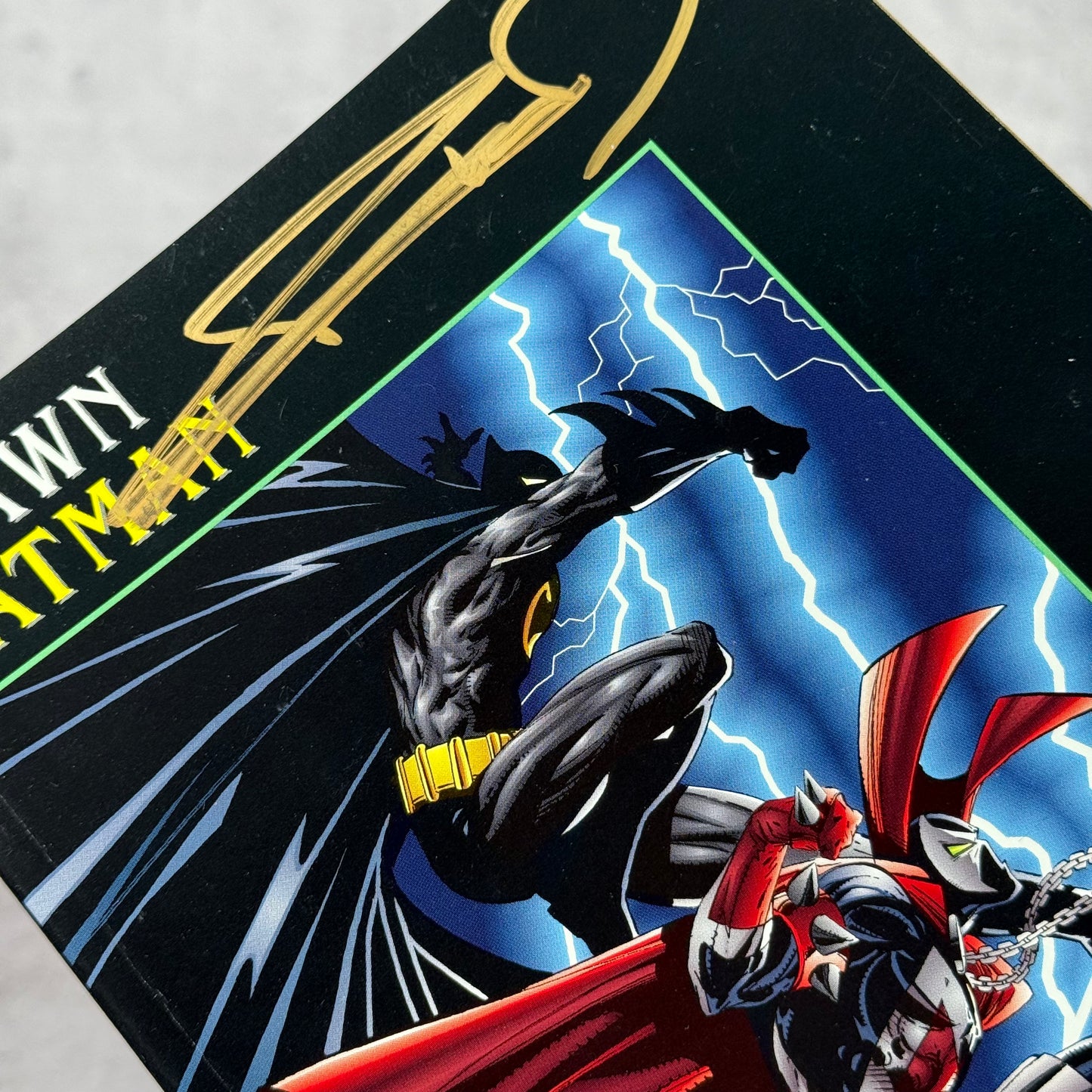 Comic Spawn & Batman #1 firmado por Frank Miller