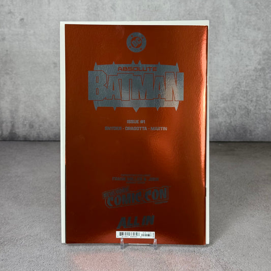 Comic Absolute Batman NYCC firmado por Frank Miller