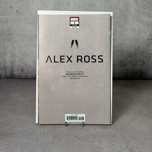 Comic Amazing Spiderman firmado por Alex Ross