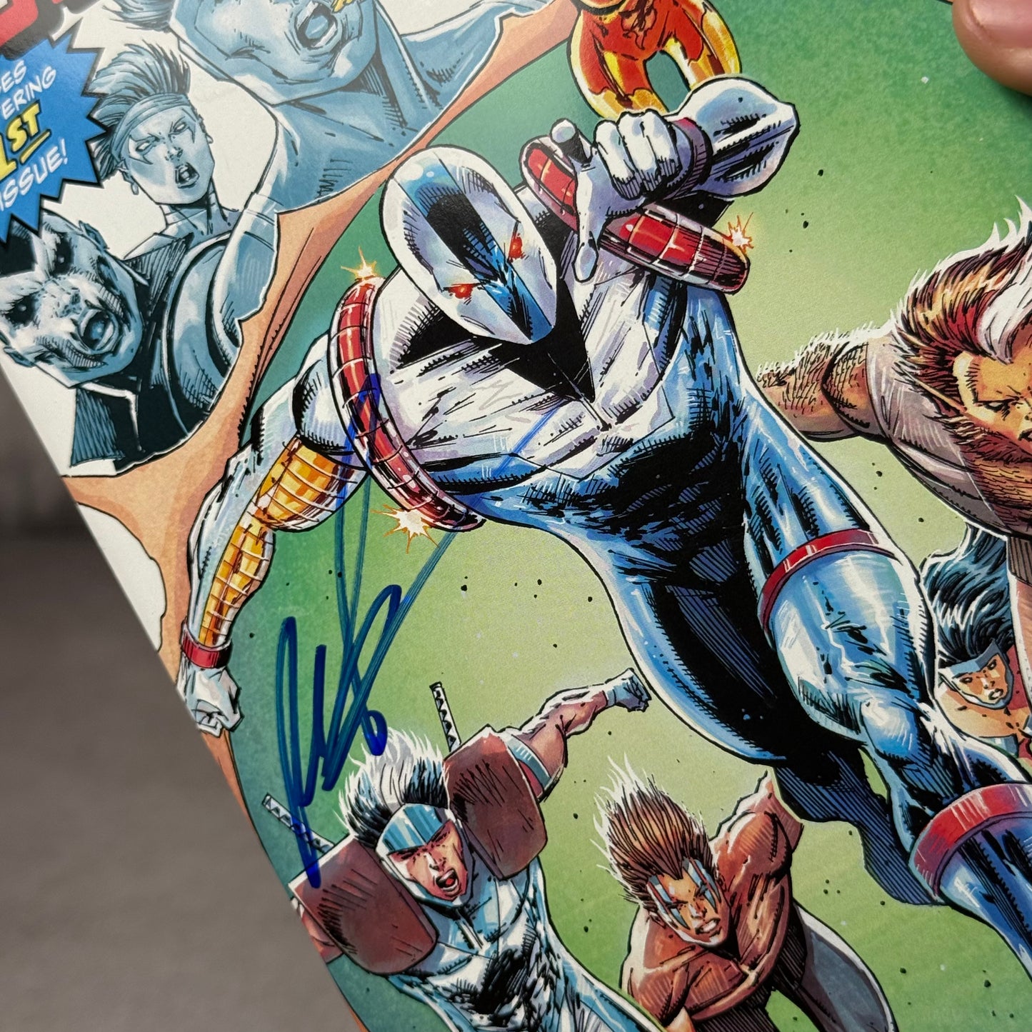 Comic Youngblood 1 firmado por Rob Liefeld