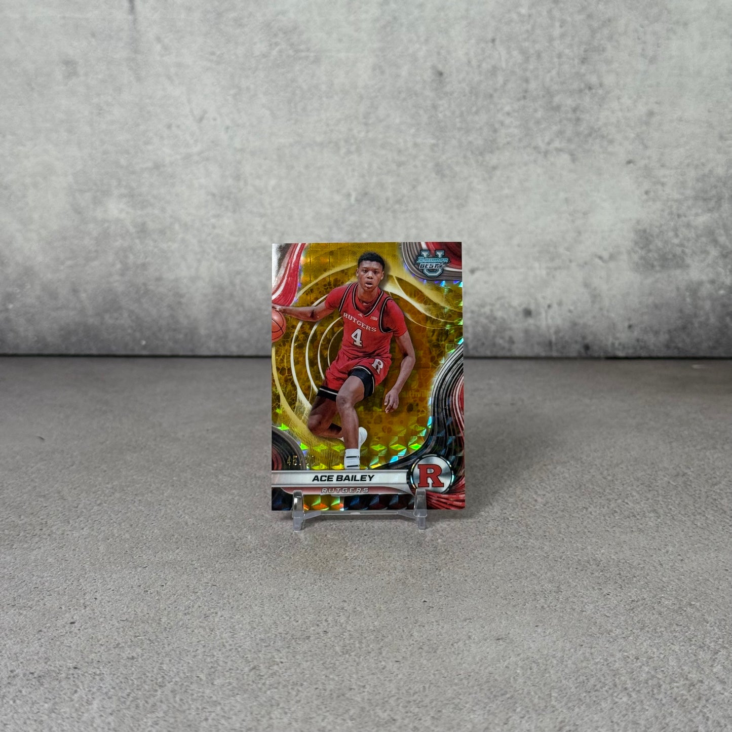 Tarjeta Ace Bailey Rookie gold 45/50
