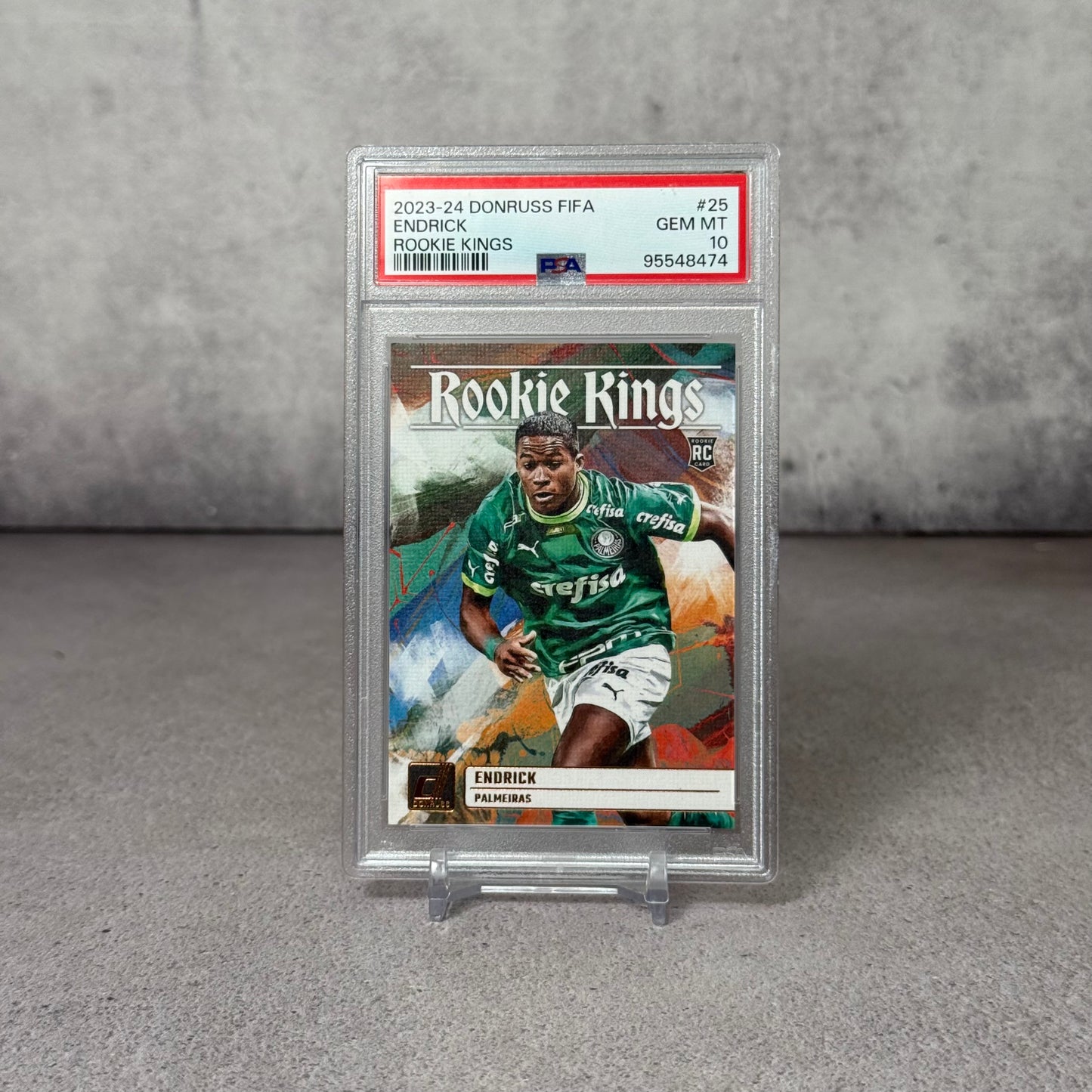 Tarjeta Endrick Rookie PSA 10