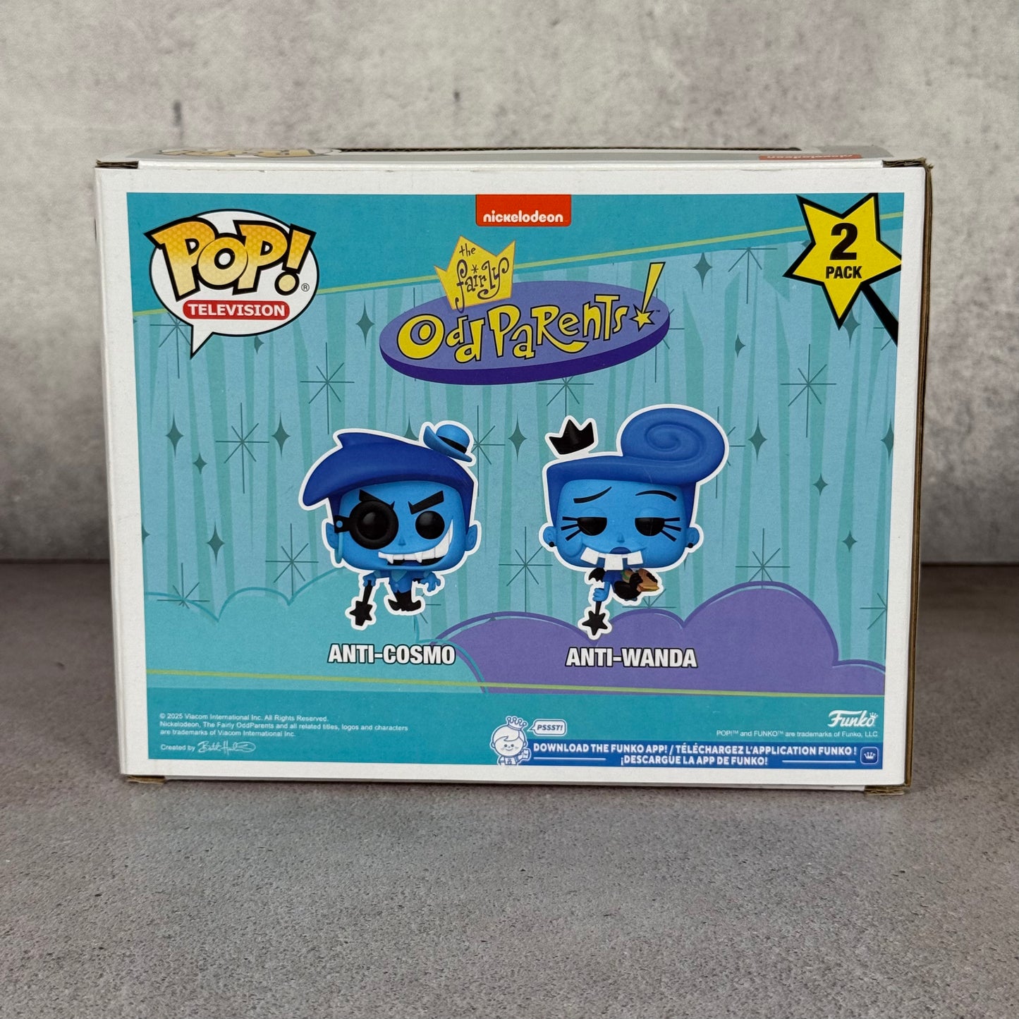 Funko Anti Como & Wanda firmado por Butch Hartman Wondercon