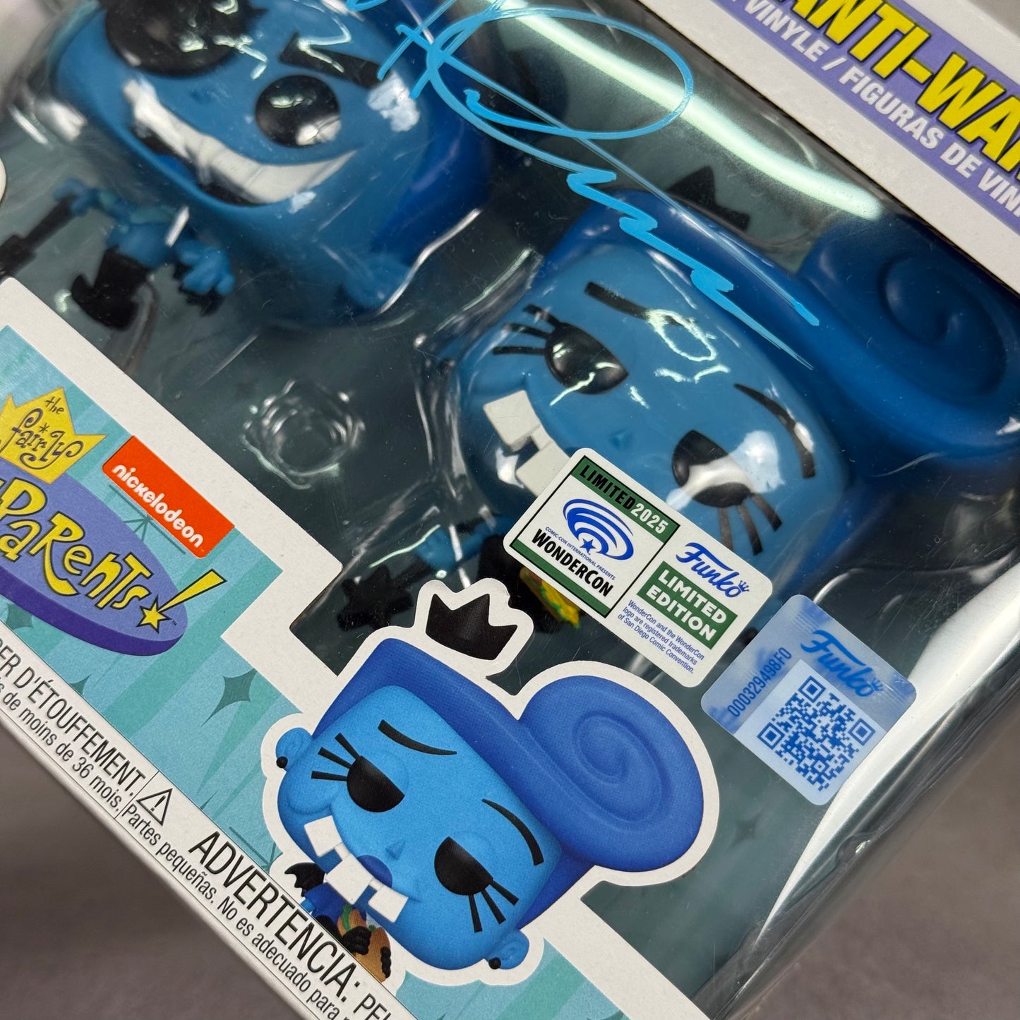 Funko Anti Como & Wanda firmado por Butch Hartman Wondercon