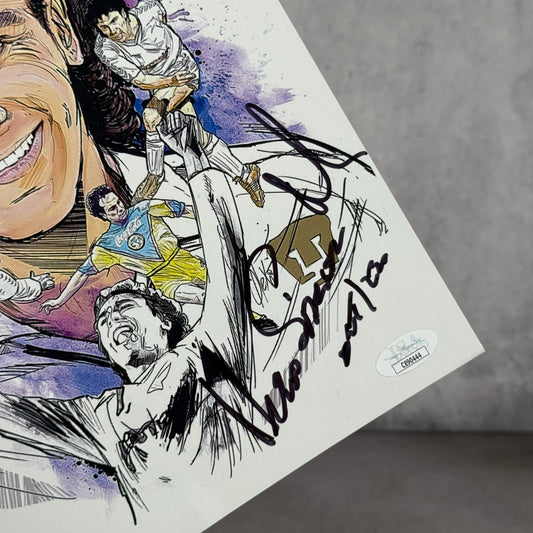 Print firmado por Hugo Sanchez