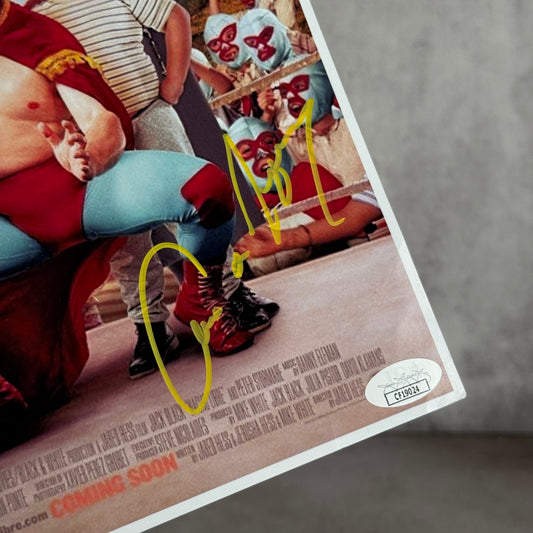 Poster Nacho Libre firmada por Ana de la Reguera