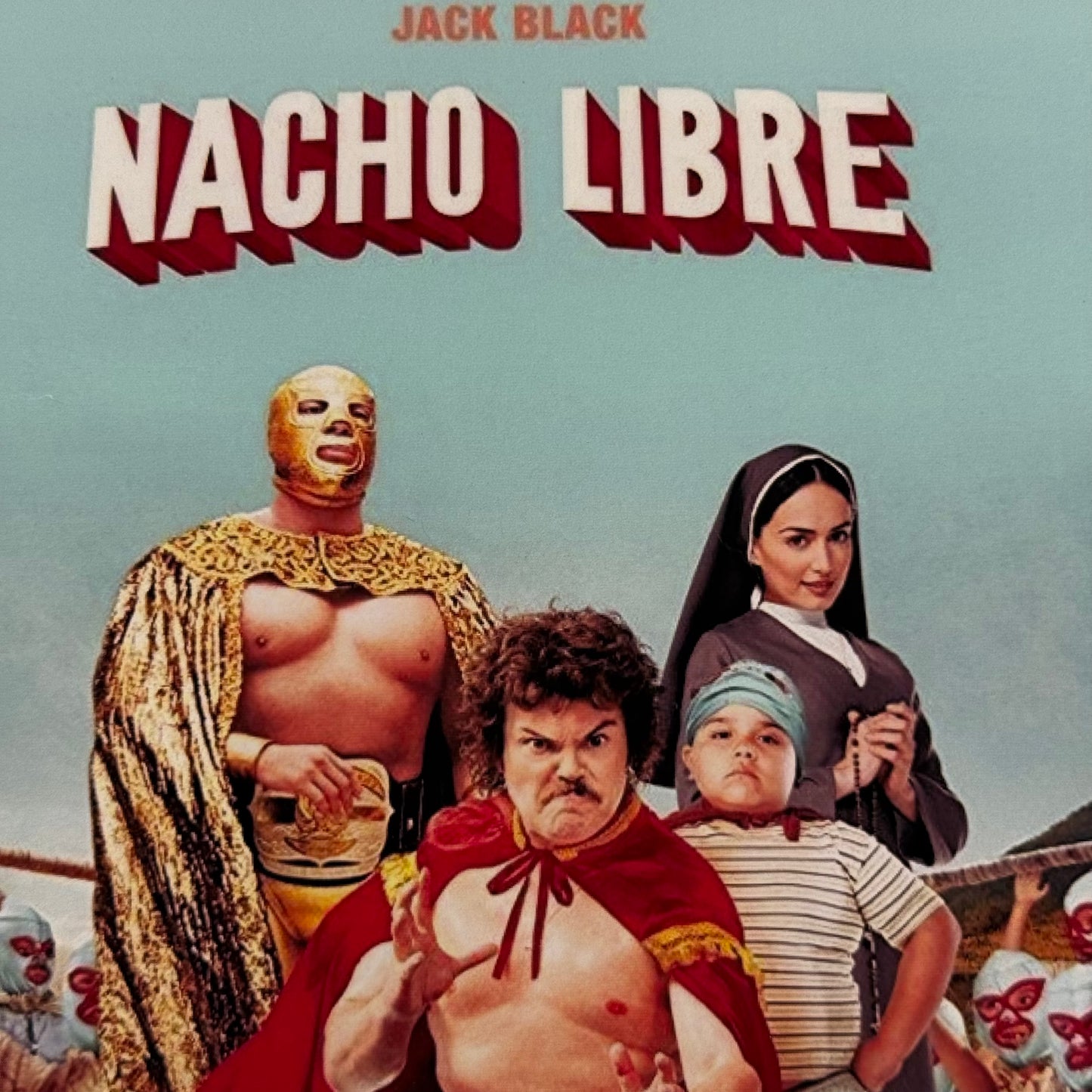 Poster Nacho Libre firmada por Ana de la Reguera
