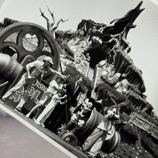 Fotografía Prensa original Disney Splash Mountain 1988