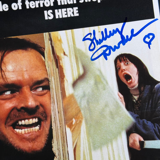 Poster The Shining firmado por Shelley Duval