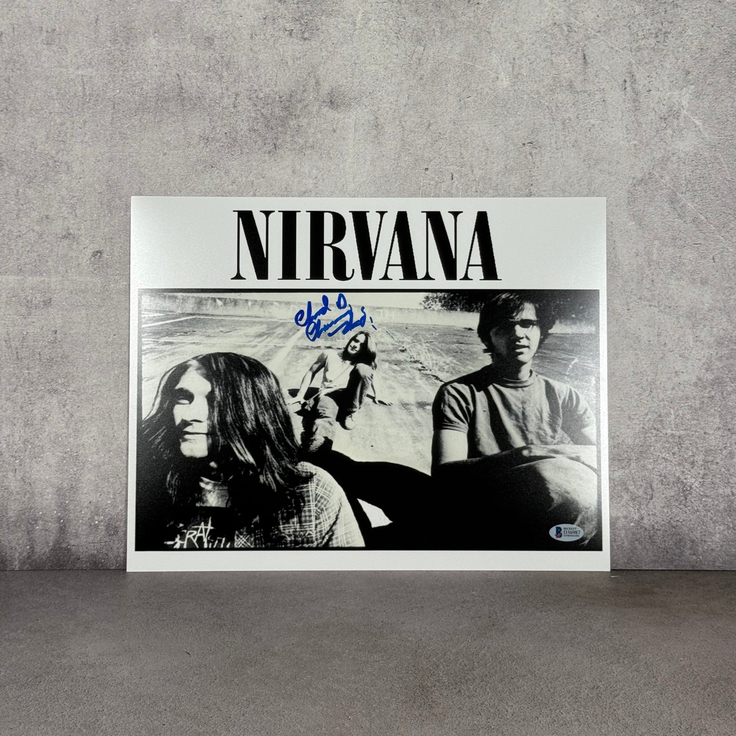 Print Nirvana firmado por Chad Channing