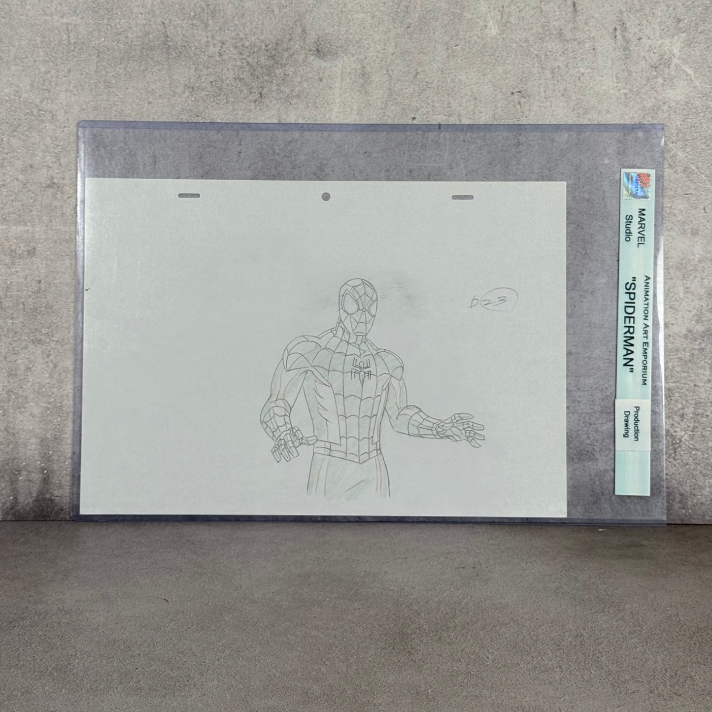 Dibujo original de producción Ultimate Spiderman