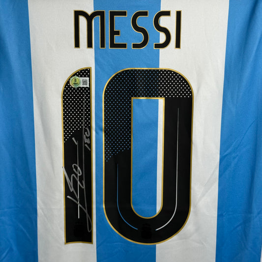 Jersey Argentina firmada por Leo Messi