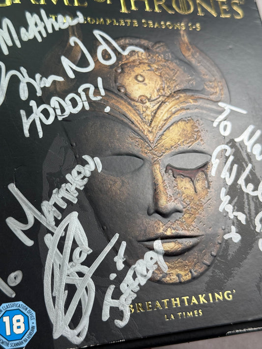 Game of Thrones Blu-ray firmado