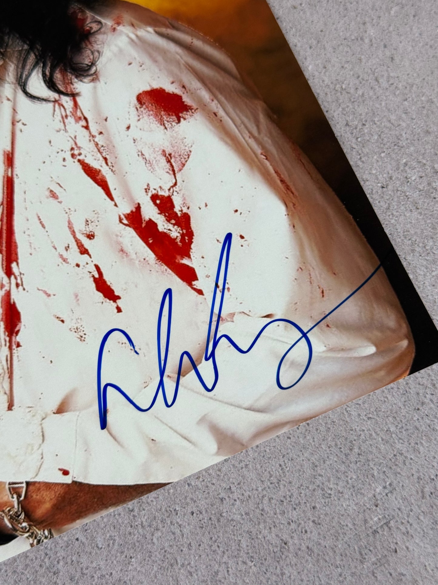 Alice Cooper – Fotografía firmada con certificación Beckett