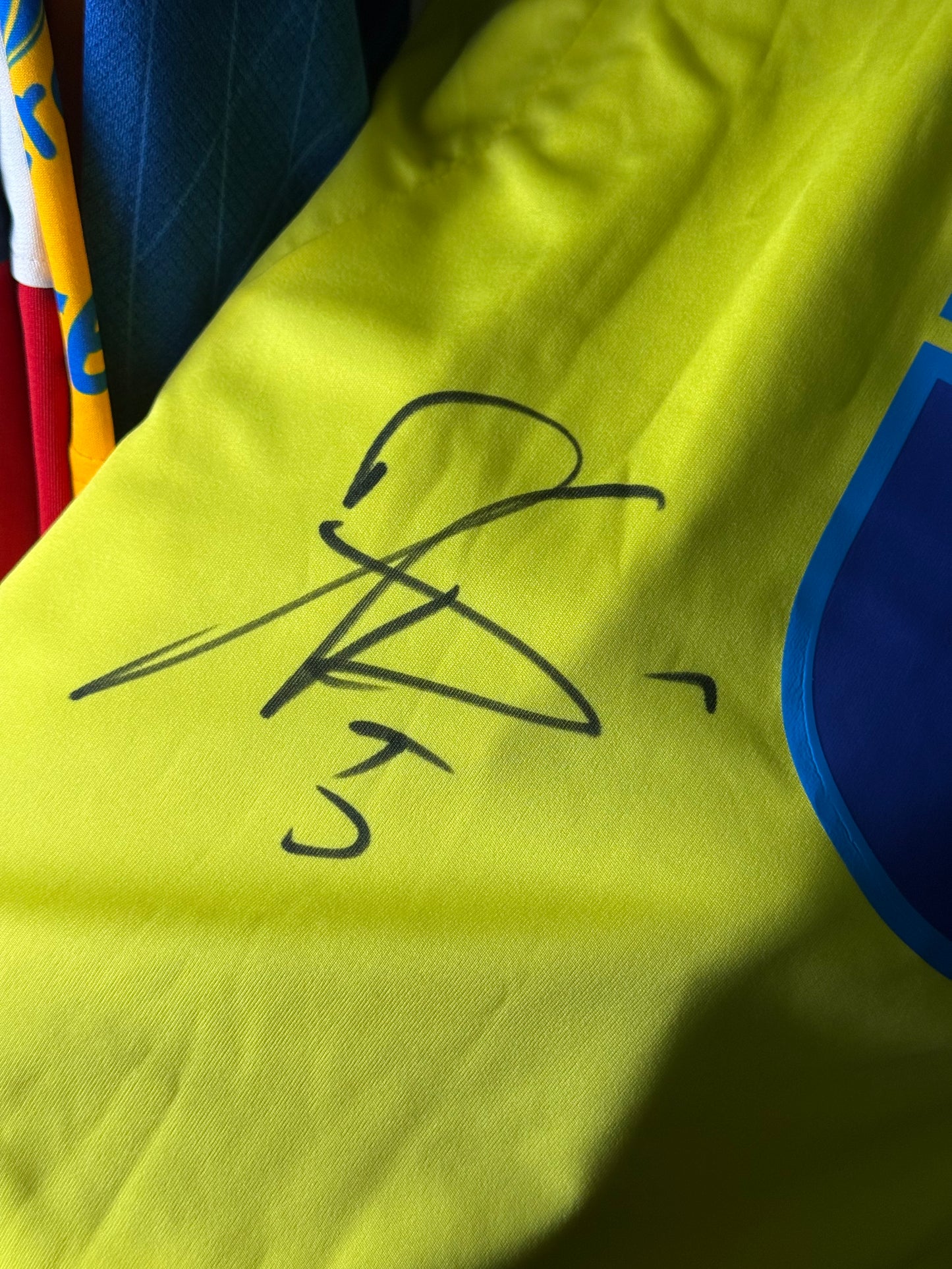 Jersey Villarreal Puma firmado por Diego Forlán