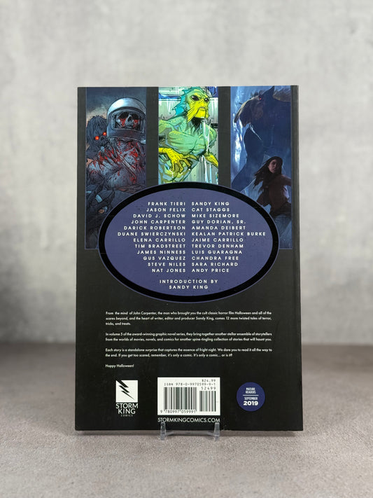 Comic Halloween Nights Vol 5 2019 NYCC firmado por John Carpenter y Sandy King