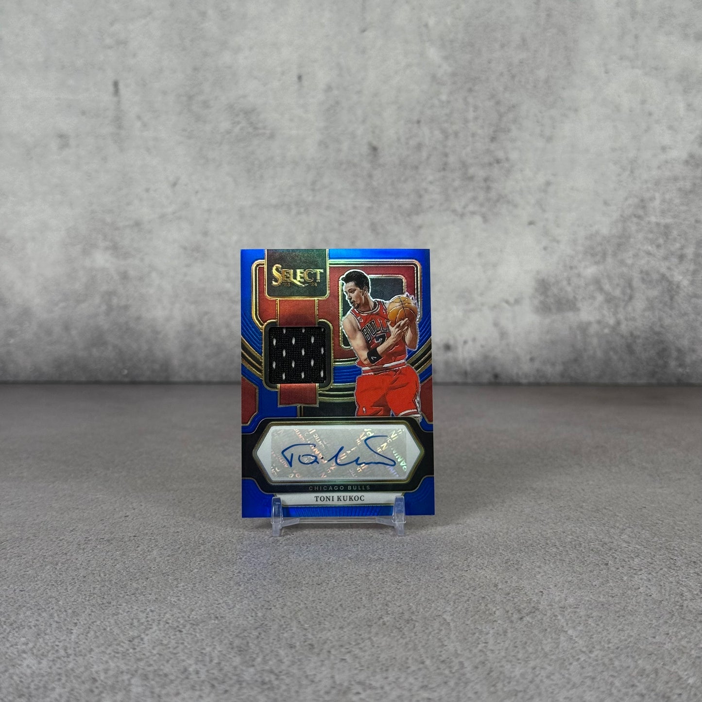 Tarjeta Panini Select Toni Kukoc firmado por Toni Kukoc